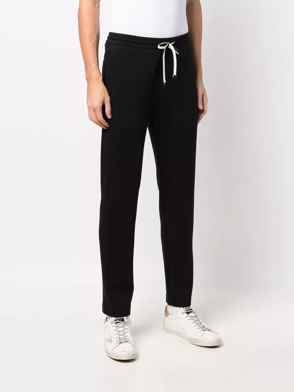 Cheap Emporio Armani drawstring logo-print track pants Men 0114