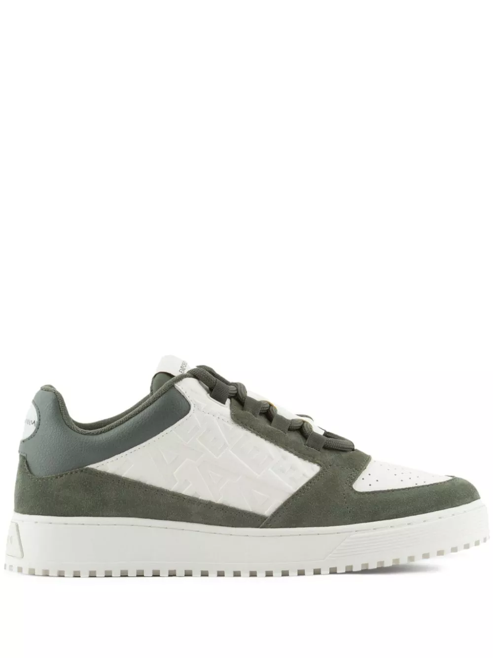 Emporio Armani logo-debossed panelled sneakers Men 0118