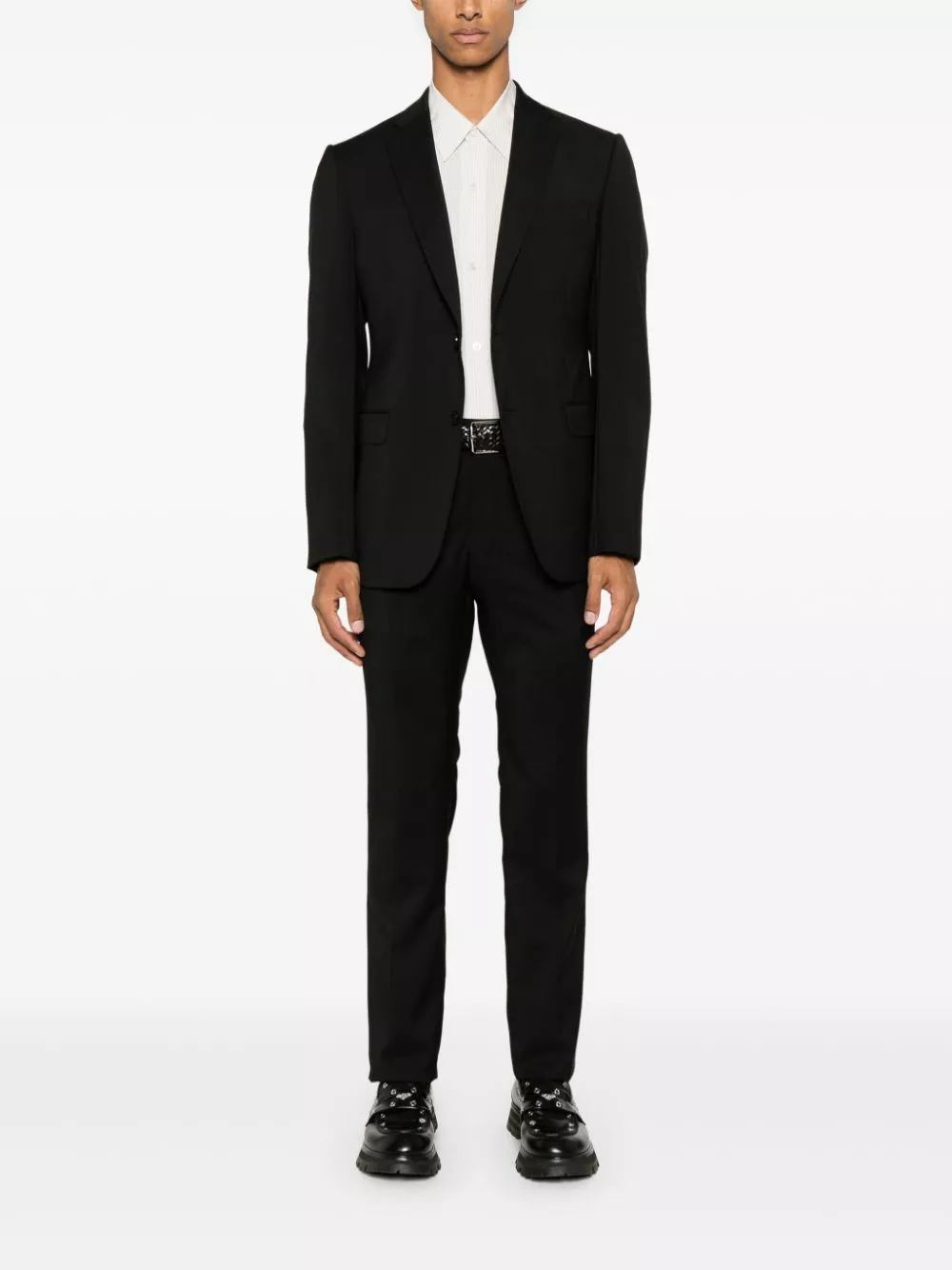 Affordable Emporio Armani virgin-wool suit Men 0114