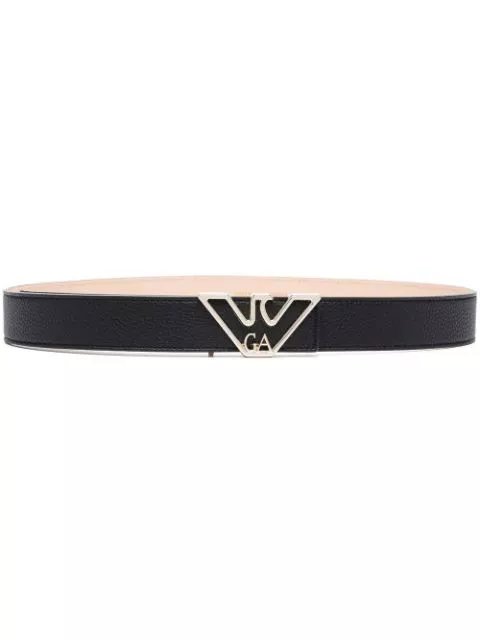 Emporio Armani logo-buckle belt Women 0123