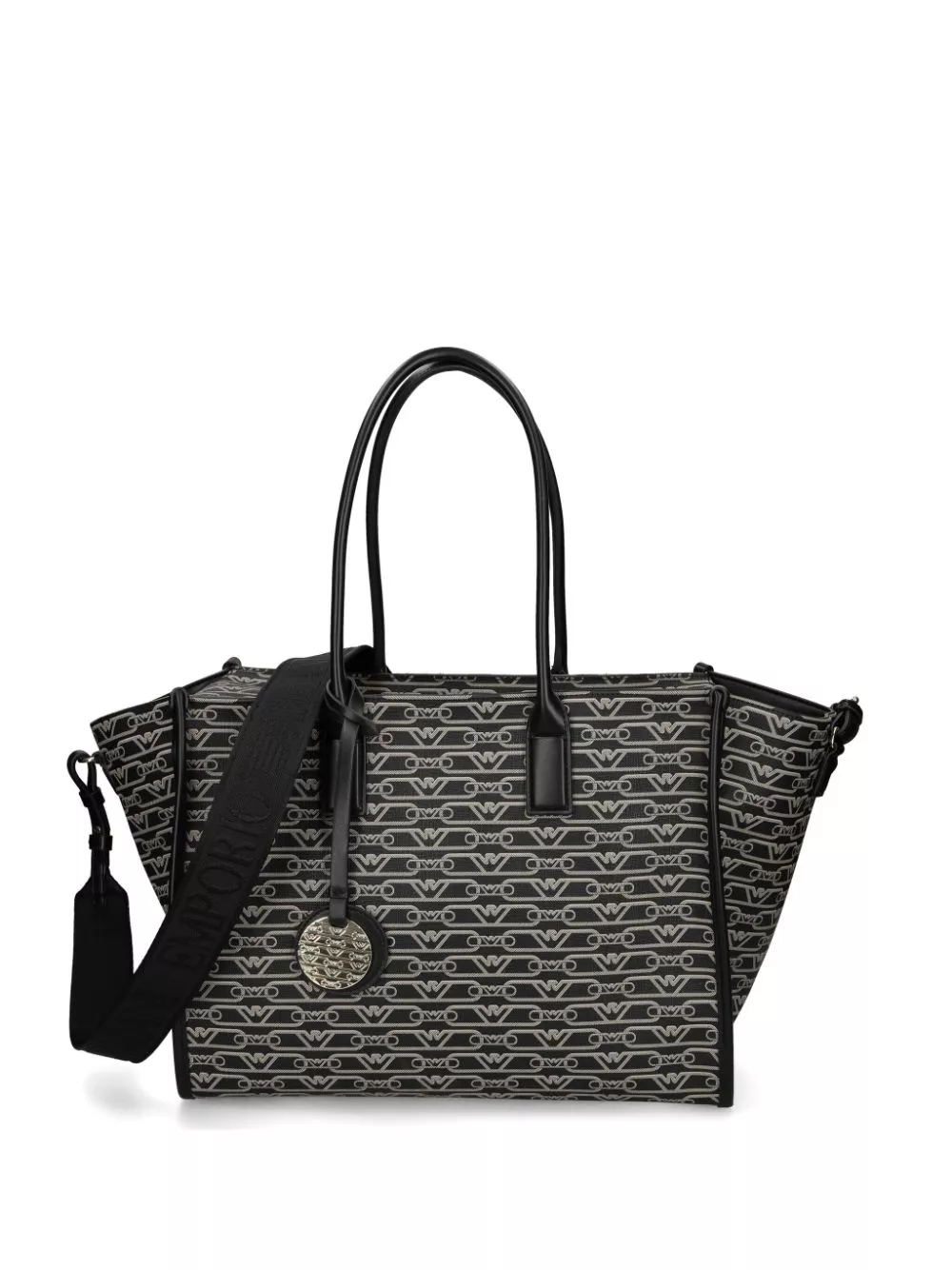 Emporio Armani Jacquard-logo-motif tote bag Women 0113