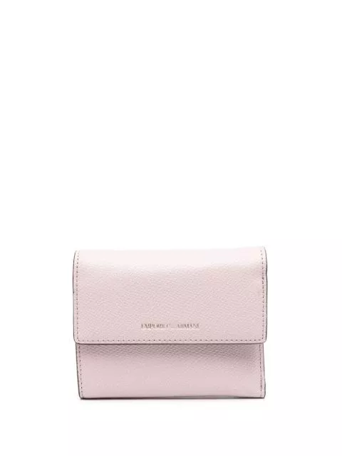 Emporio Armani tri-fold logo-stamp wallet Women 0123