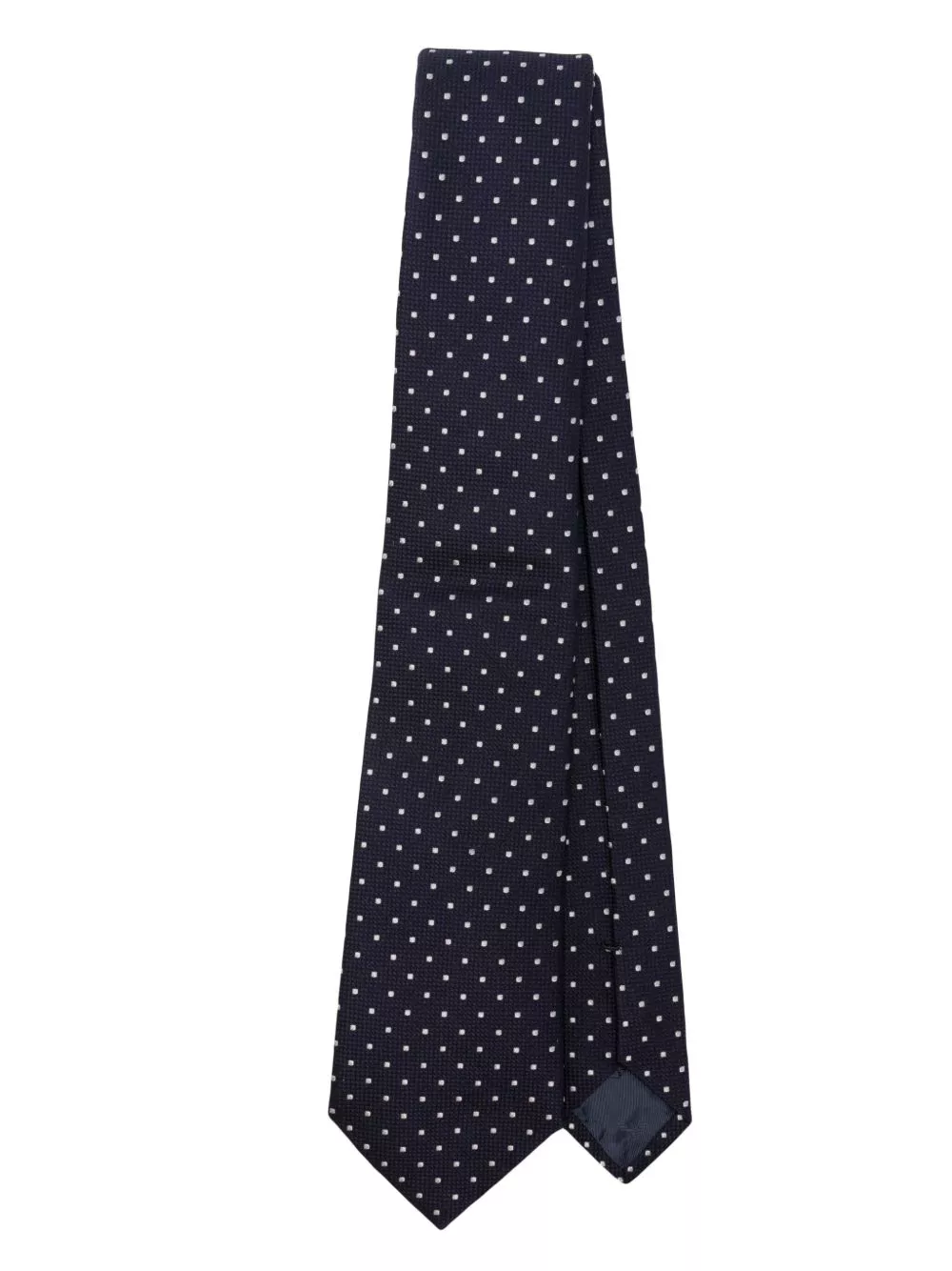 Emporio Armani polka dot print silk tie Men 0116