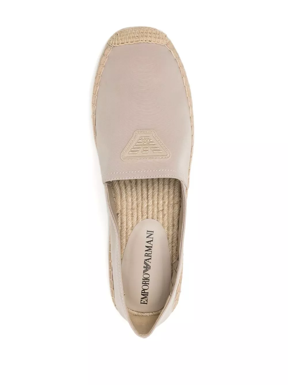 Cheap Emporio Armani logo-patch espadrilles Women 0122