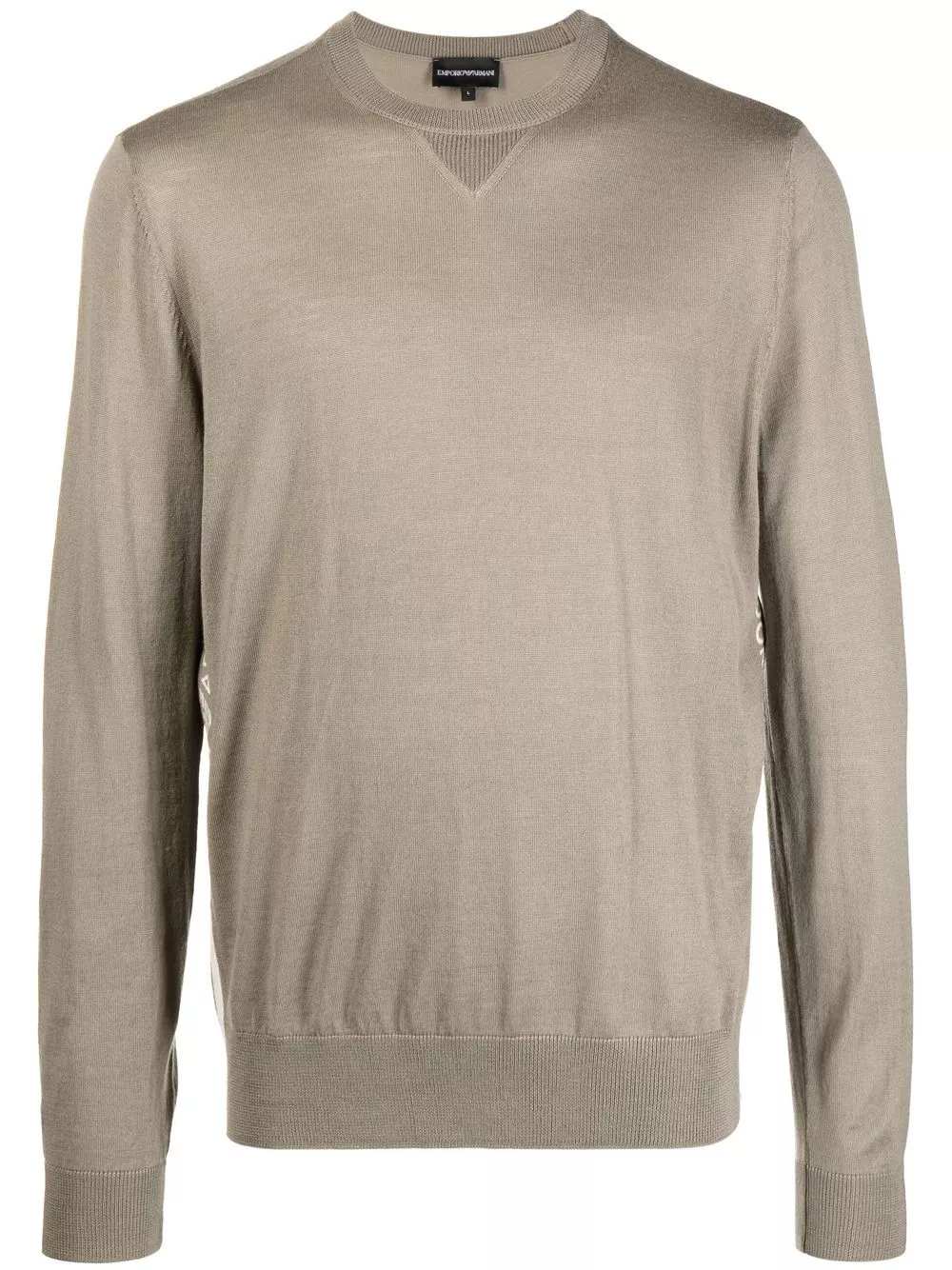 Cheap Emporio Armani ribbed-knit crew neck sweatshirt Men 0114