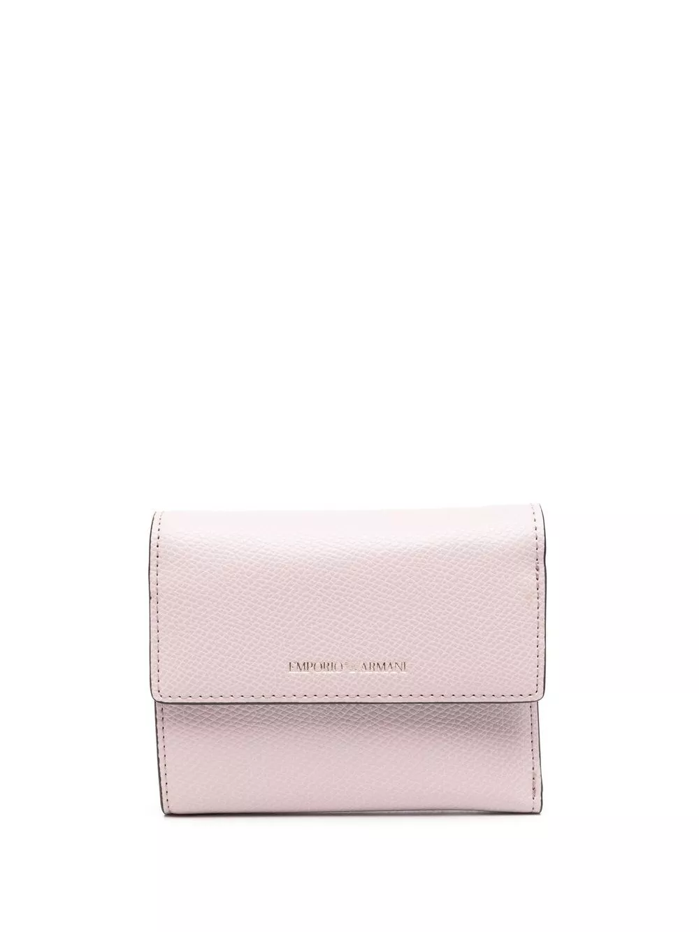 Cheap Emporio Armani tri-fold logo-stamp wallet Women 0123