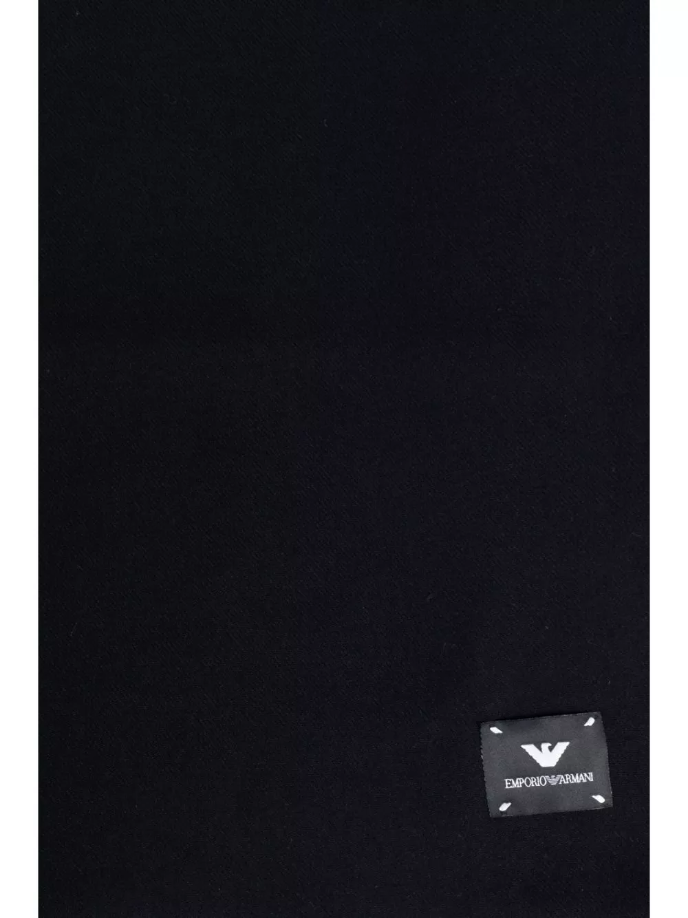 Affordable Emporio Armani logo-patch scarf Women 0113