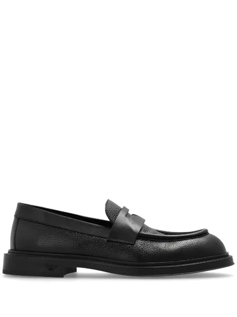 Emporio Armani leather penny loafers Men 0124