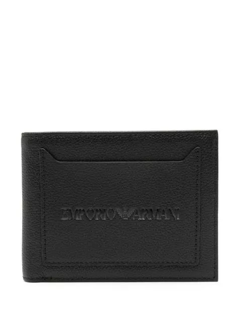 Emporio Armani logo-debossed leather wallet Men 0116