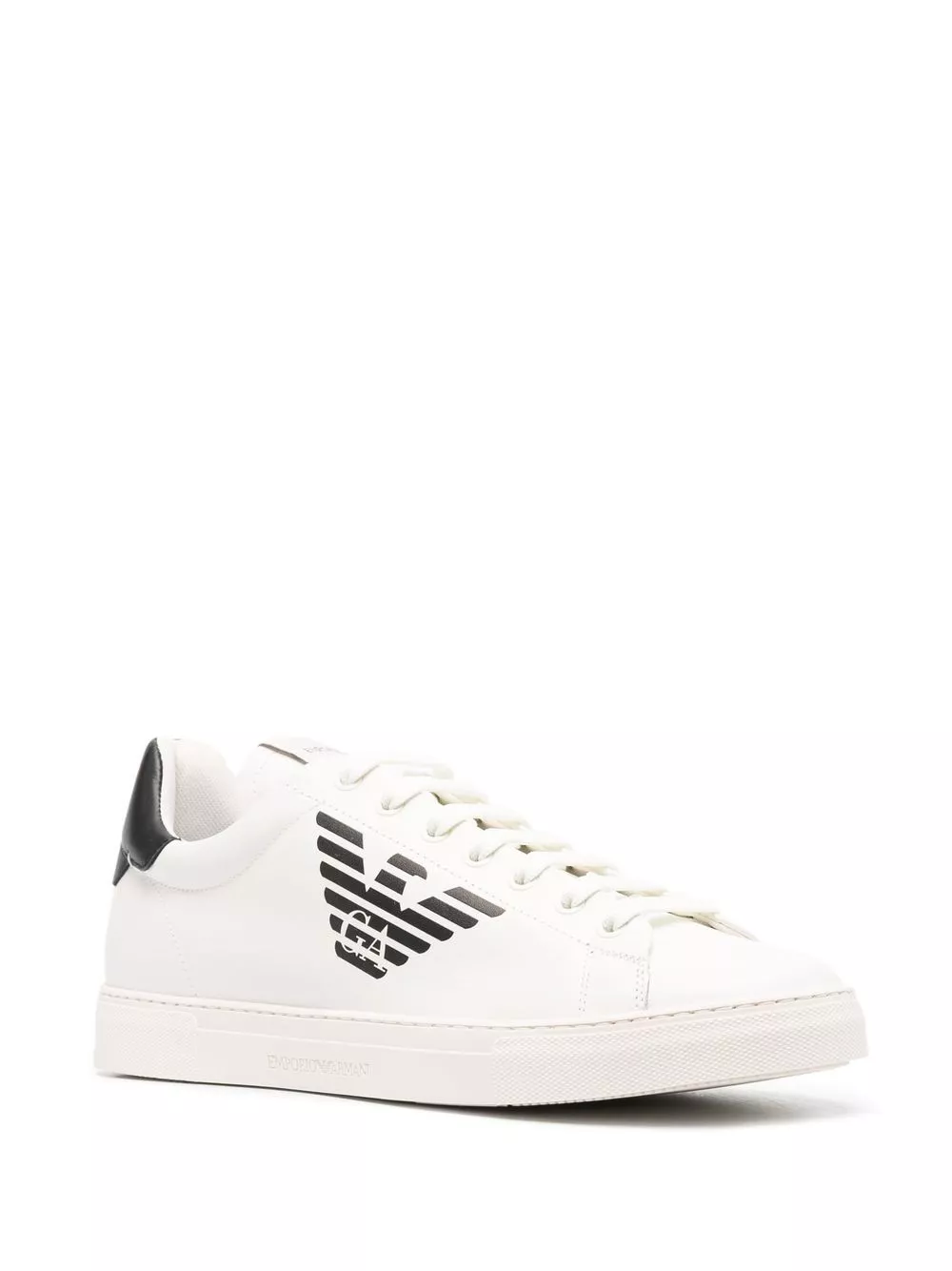 Cheap Emporio Armani lace-up logo-print sneakers Men 0118