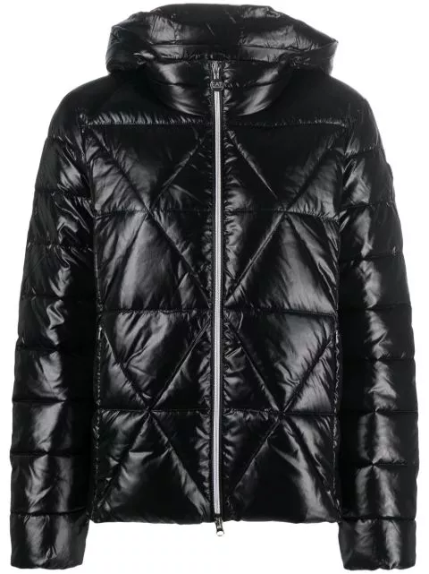 Cheap Ea7 Emporio Armani diamond-quilted hooded jacket Women 0131