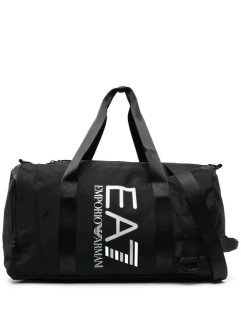 Ea7 Emporio Armani logo-print zipped holdall Women 0113