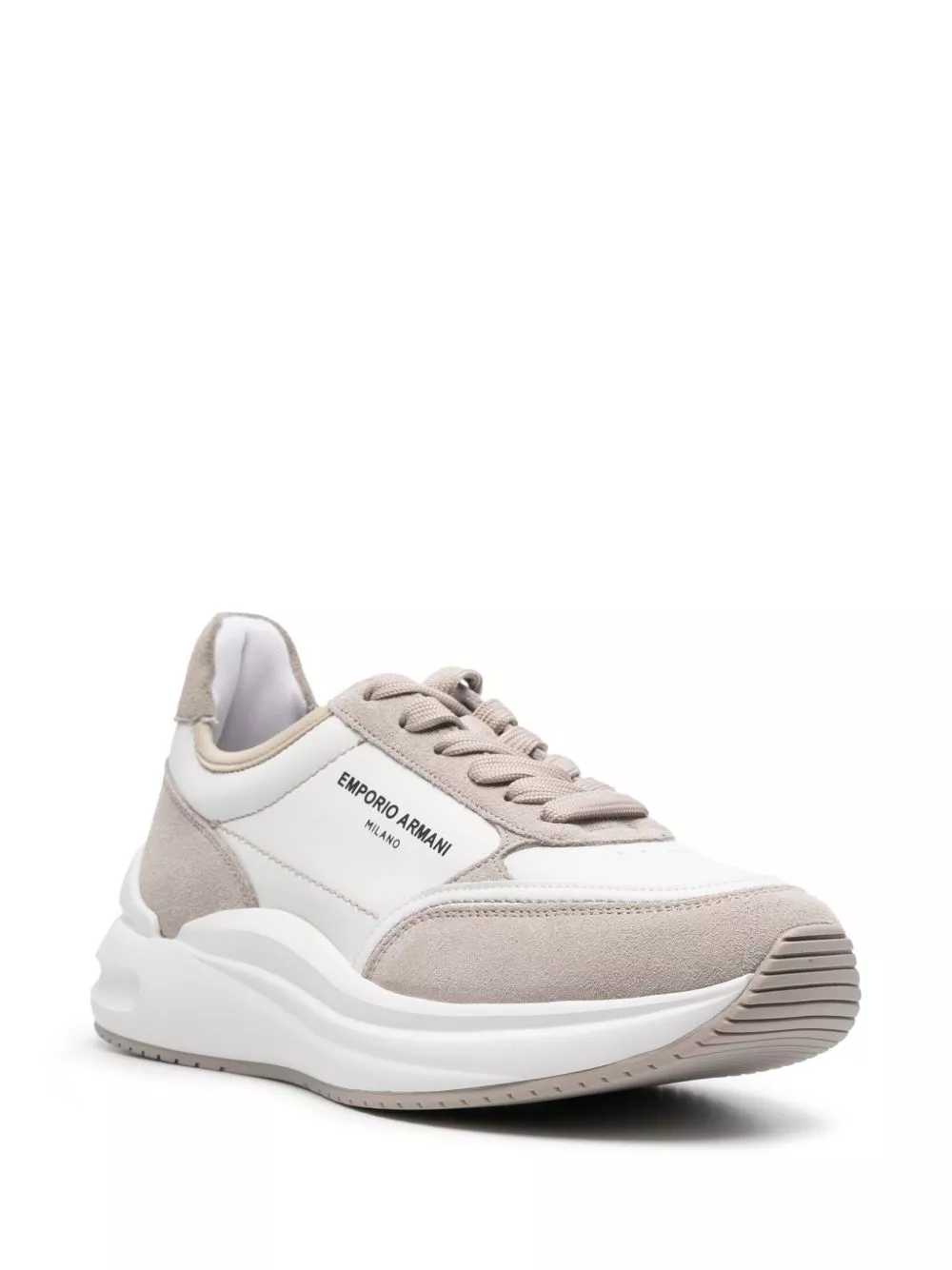 Cheap Emporio Armani raised logo-detail sneakers Women 0122