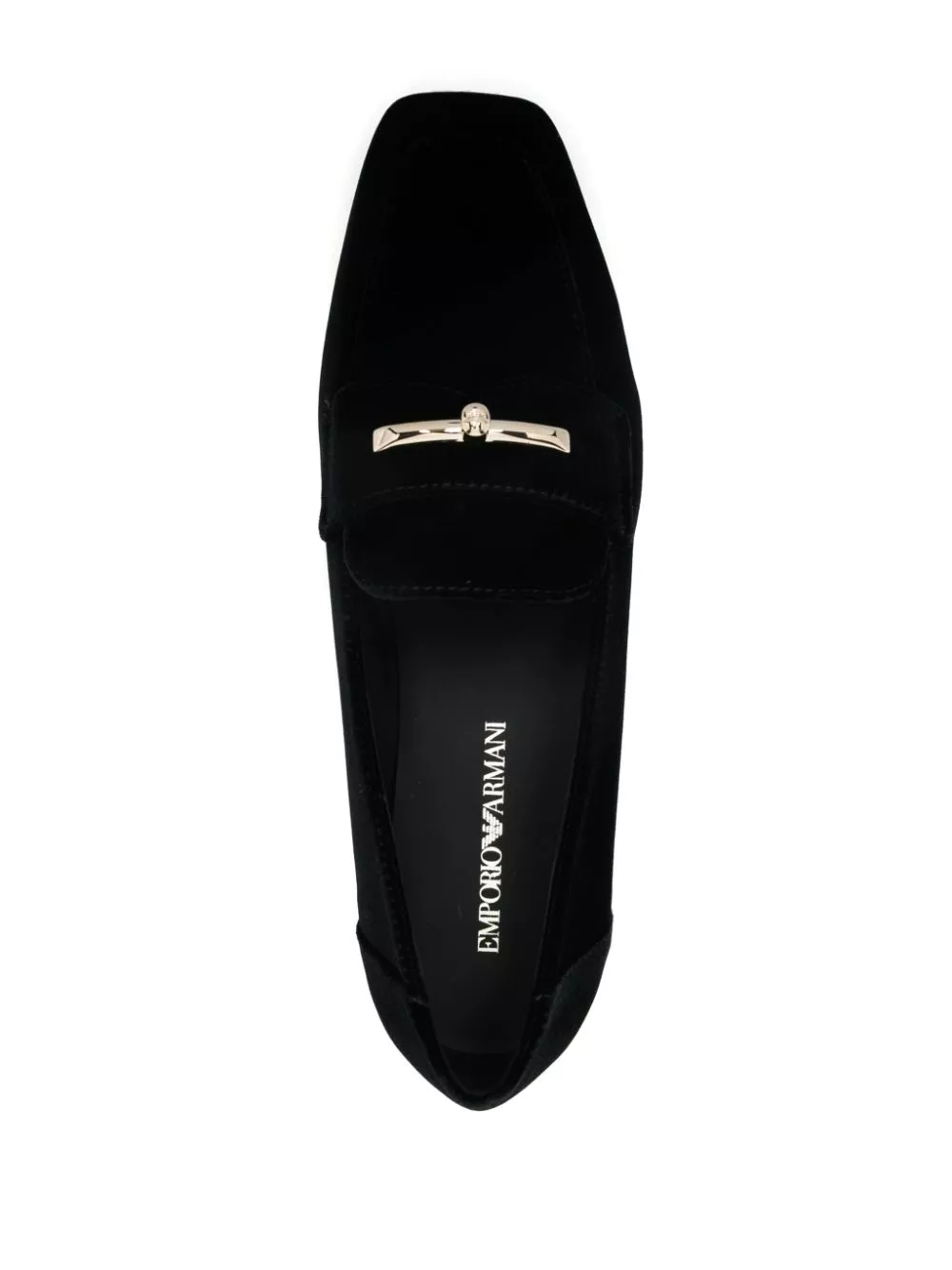 Affordable Emporio Armani velvet loafers Women 0130