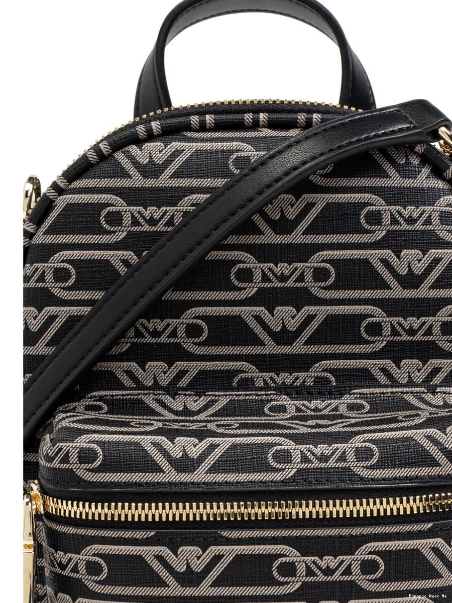 Affordable jacquard-print Women backpack Armani Emporio 0212