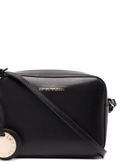 Affordable crossbody Emporio Women embossed-logo Armani bag 0216