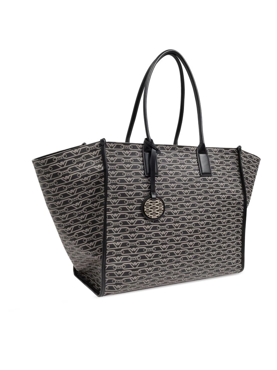 Cheap Women all-over Emporio logo-print tote bag Armani 0209