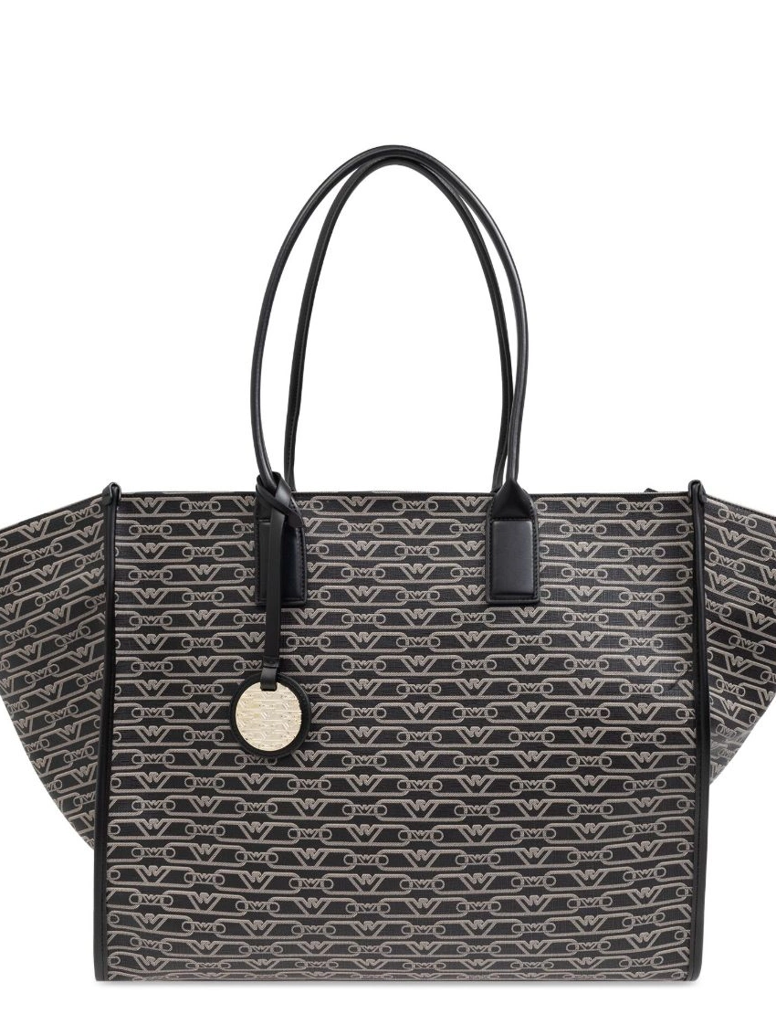 Cheap Women all-over Emporio logo-print tote bag Armani 0209