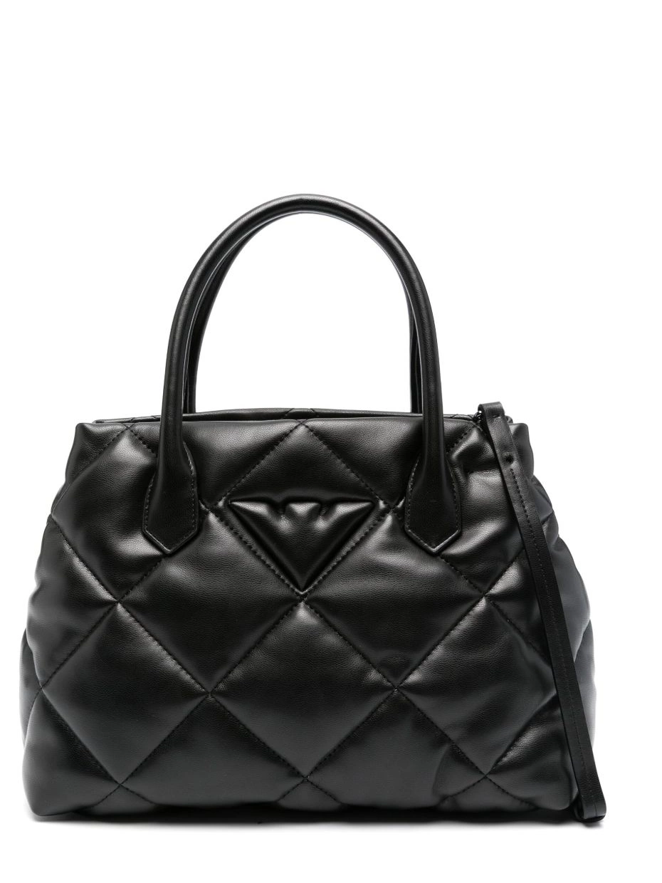 Cheap tote Emporio faux-leather Armani quilted bag Women 0222