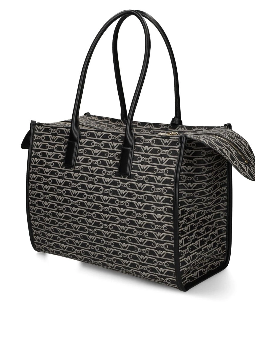 Cheap Emporio Women Jacquard-logo-motif bag Armani tote 0223