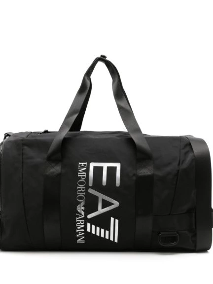 Affordable Emporio zipped Ea7 Women holdall Armani logo-print 0219