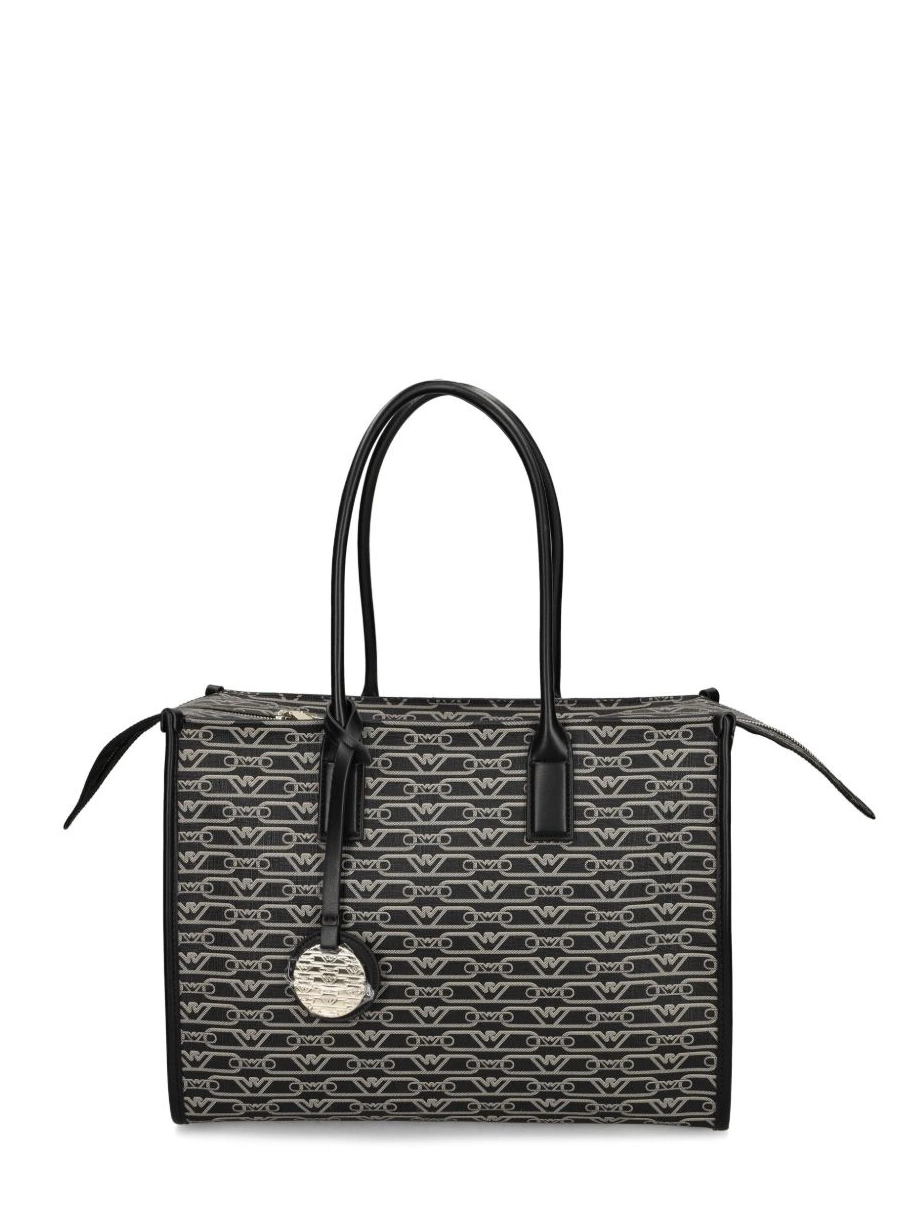 Cheap Emporio Women Jacquard-logo-motif bag Armani tote 0223