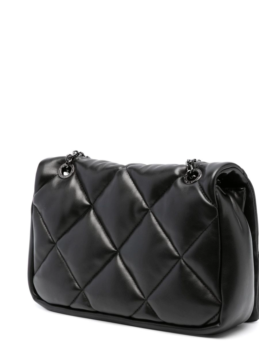 Affordable Women shoulder Emporio bag logo-charm Armani quilted 0222