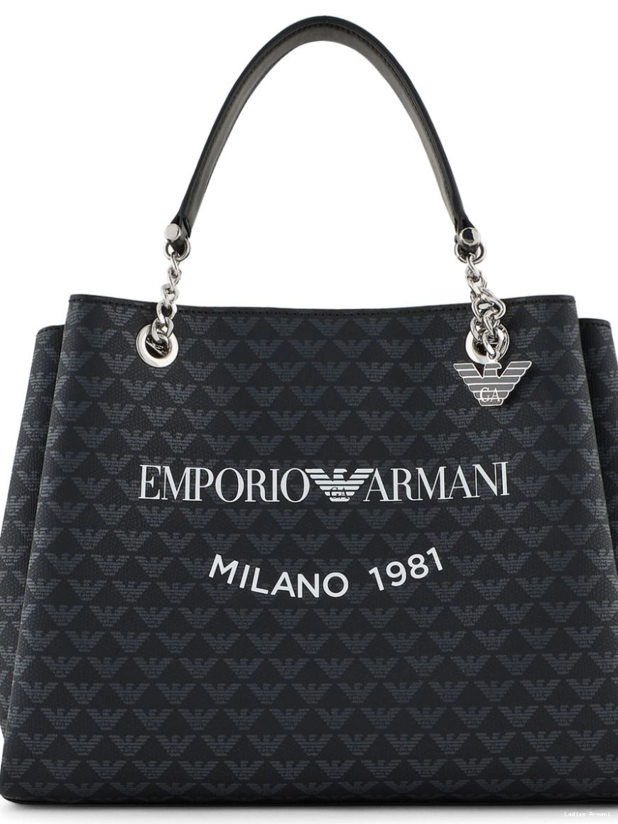 Cheap Armani Women 1981 Milano tote bag Emporio logo-print 0222