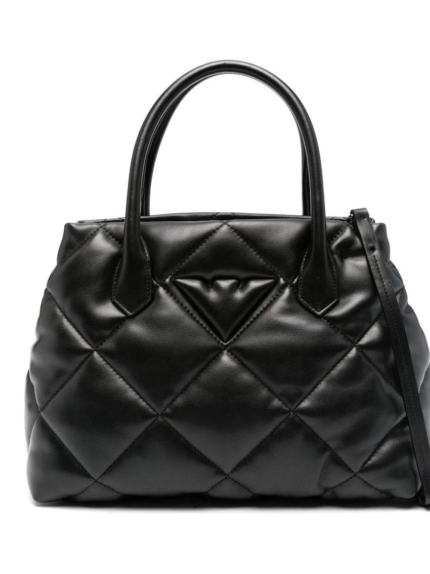 Affordable Armani tote Women bag Emporio faux-leather quilted 0215