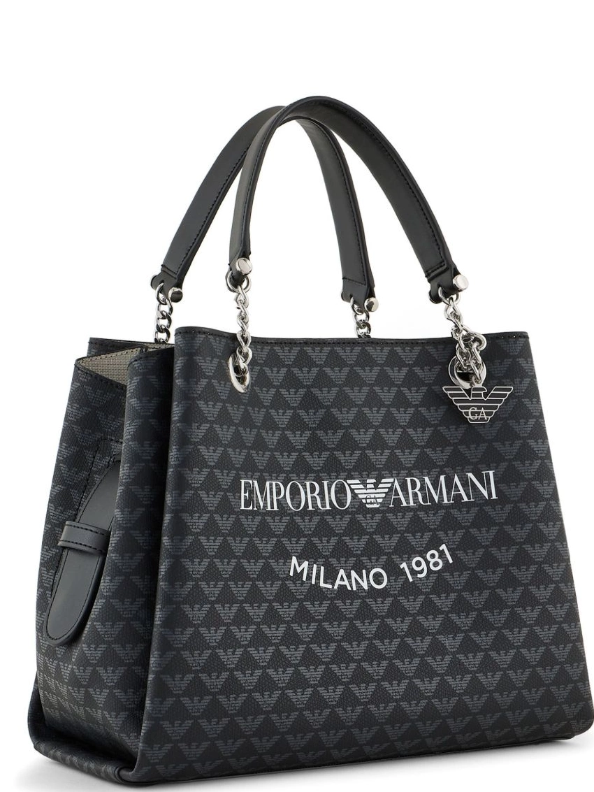 Affordable Armani tote bag Milano logo-print Women 1981 Emporio 0212