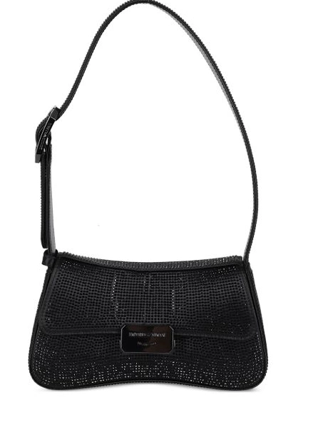 Affordable Emporio Armani shoulder rhinestone-embellished bag Women 0214