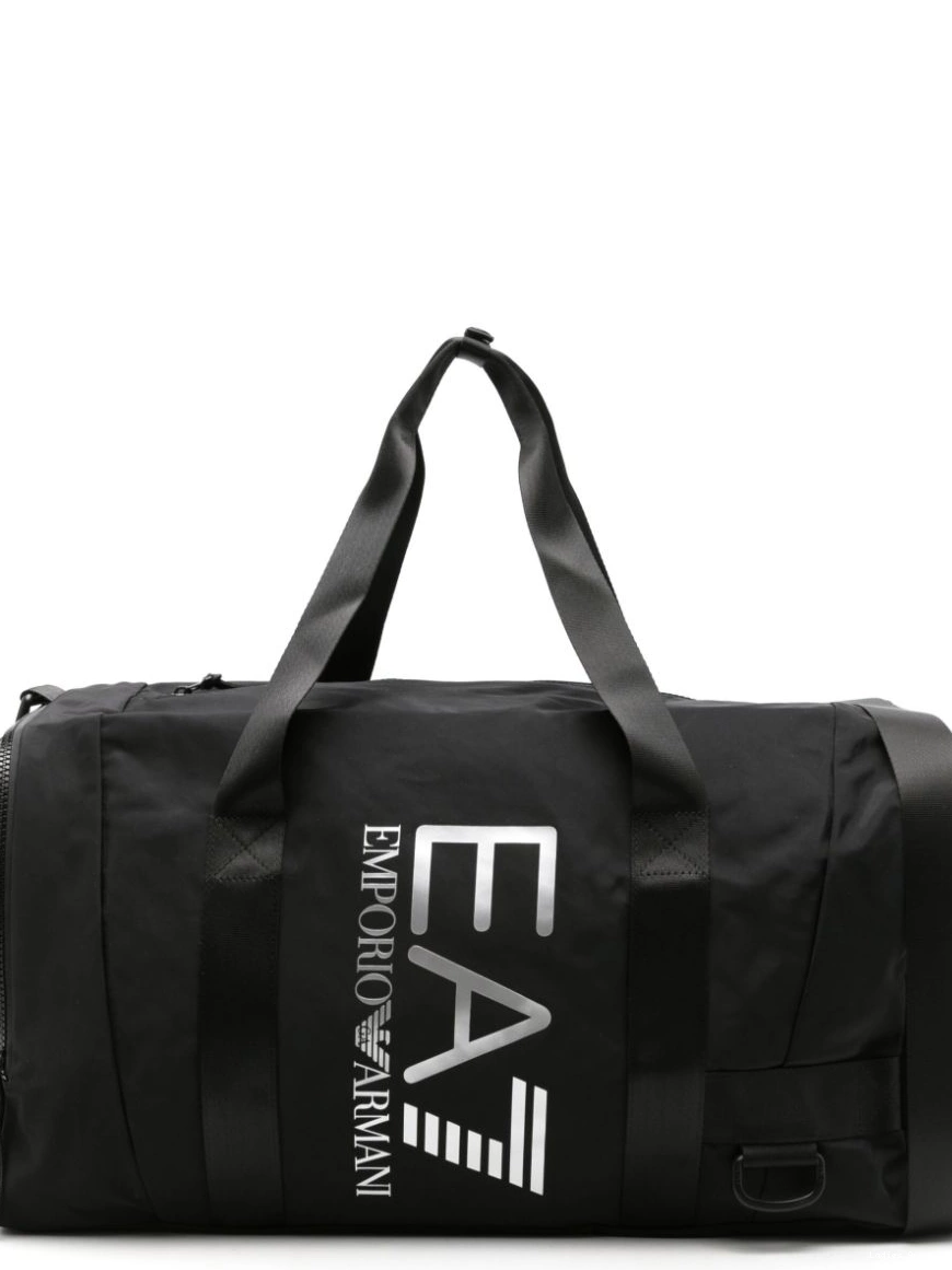 Affordable Emporio zipped Ea7 Women holdall Armani logo-print 0219