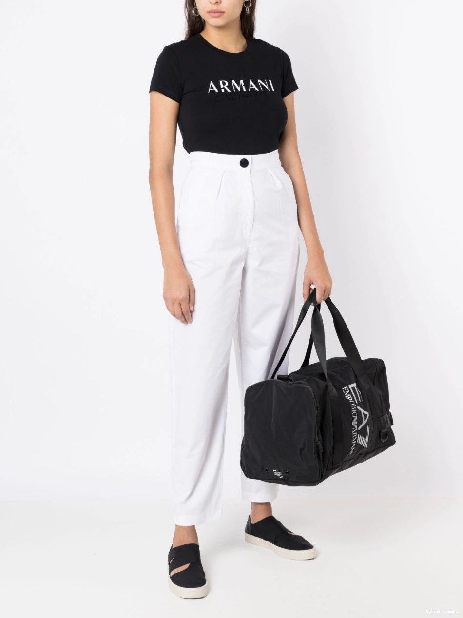 Affordable logo-print Ea7 holdall Armani Women Emporio zipped 0216