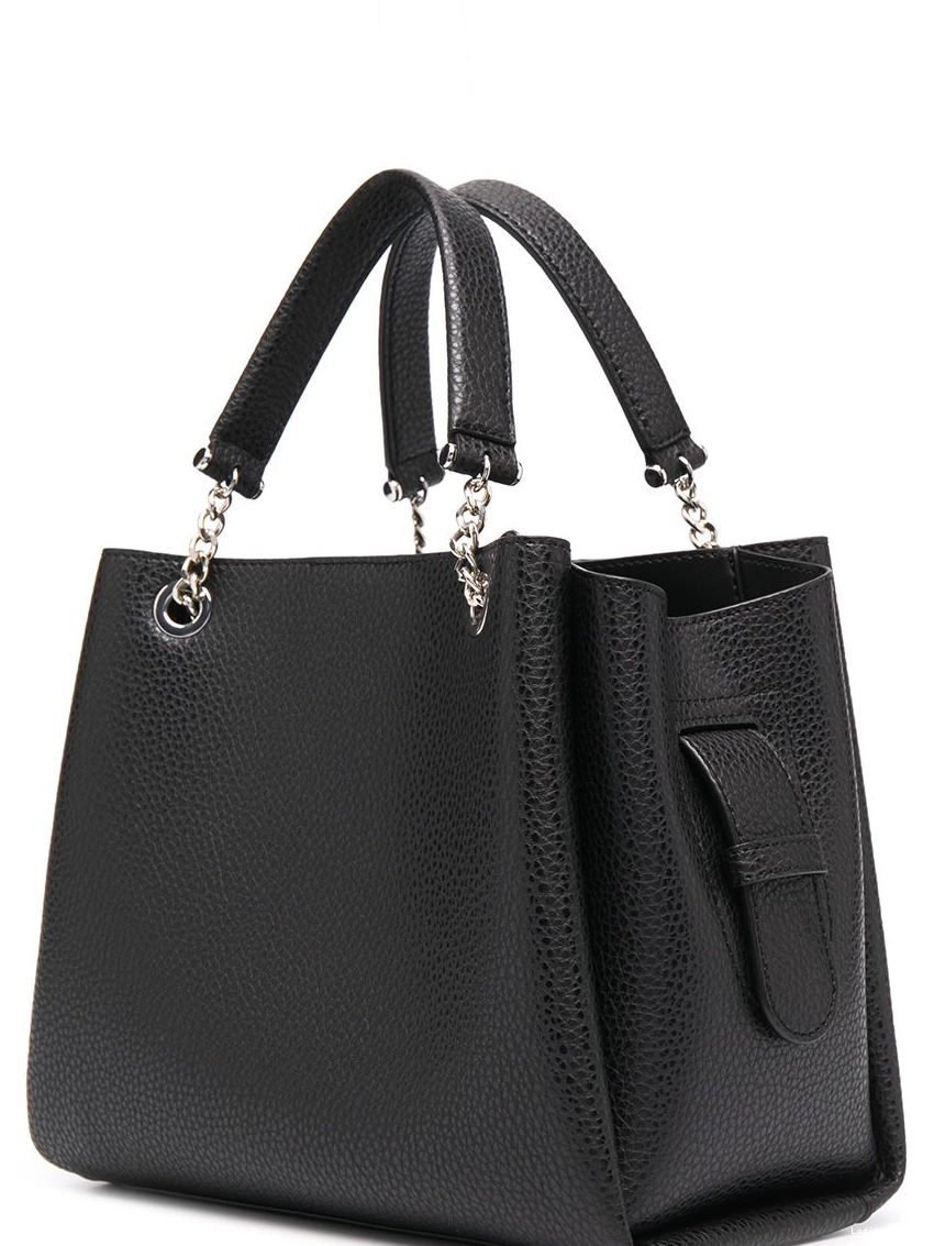 Affordable Women pebbled effect chain bag Emporio tote strap Armani 0214