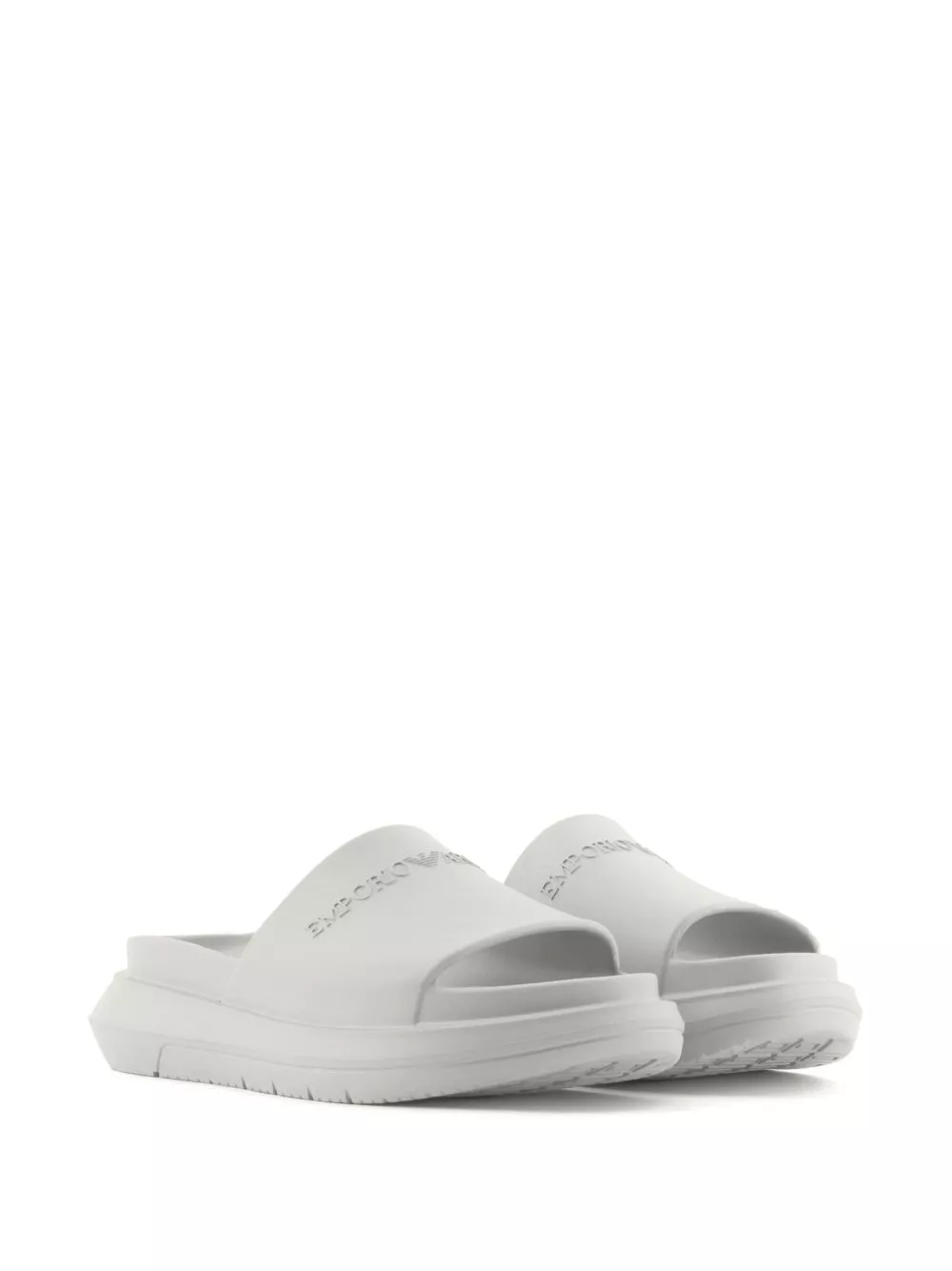 Affordable Emporio Armani logo-embossed slides Men 0202