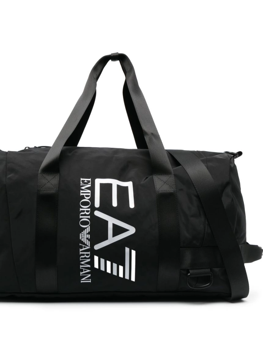 Affordable logo-print Armani Women holdall zipped Ea7 Emporio 0211