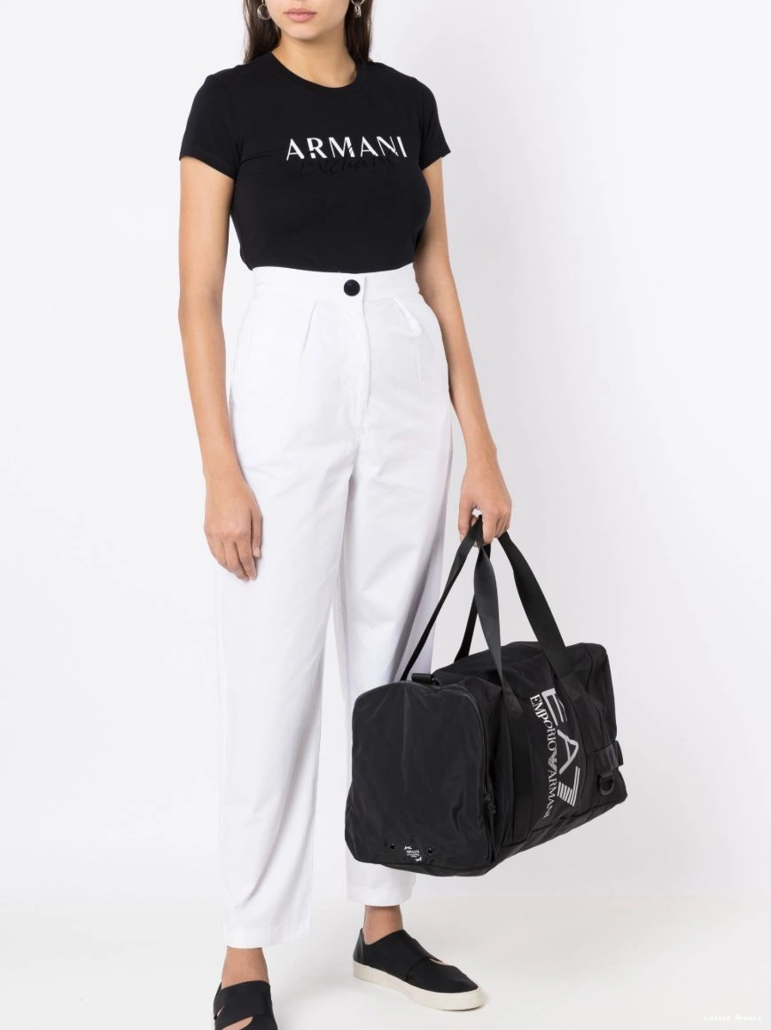 Affordable Emporio zipped Ea7 Women holdall Armani logo-print 0219