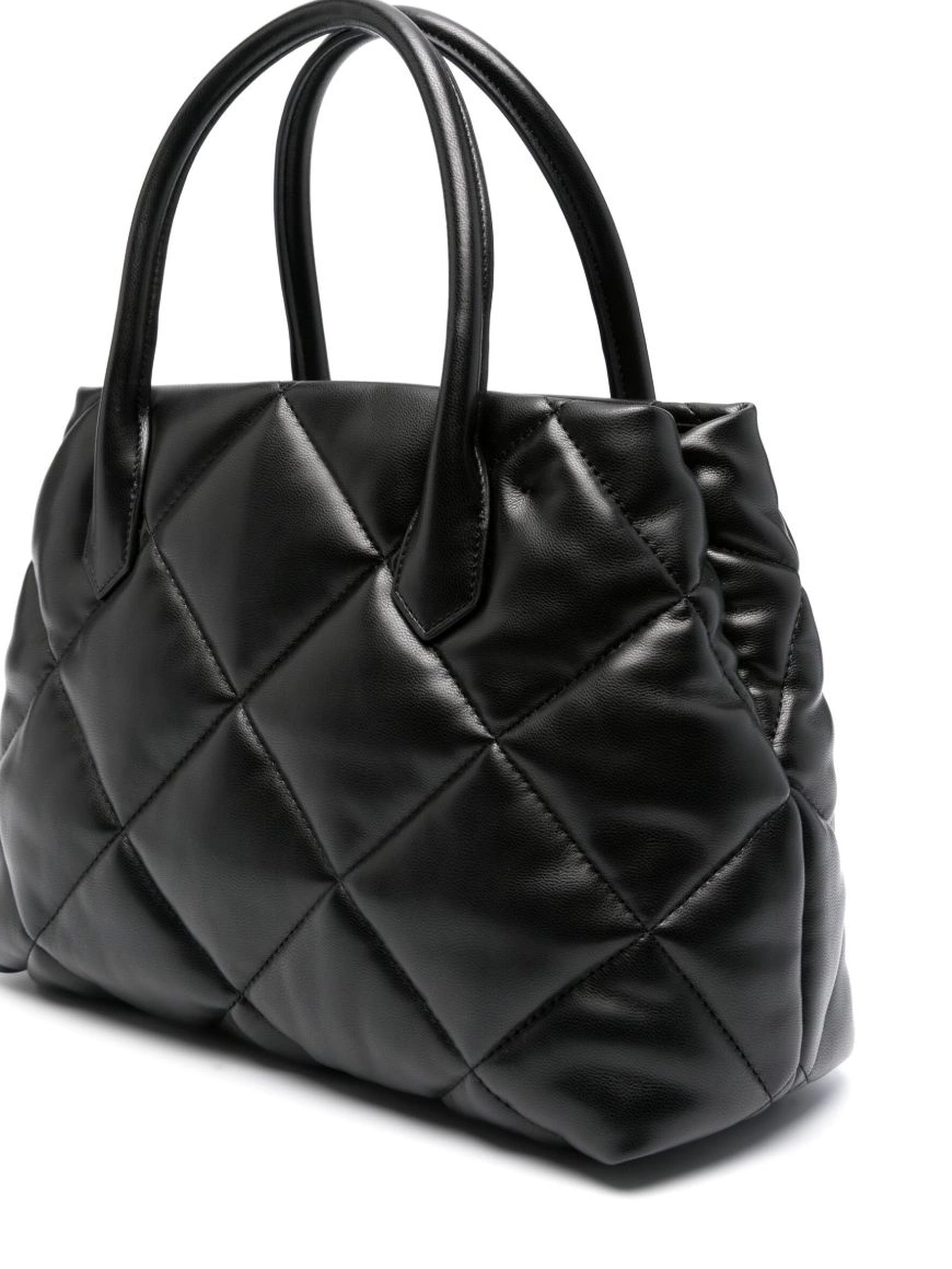 Cheap tote Emporio faux-leather Armani quilted bag Women 0222