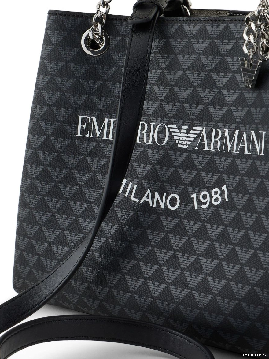 Affordable Armani tote bag Milano logo-print Women 1981 Emporio 0212