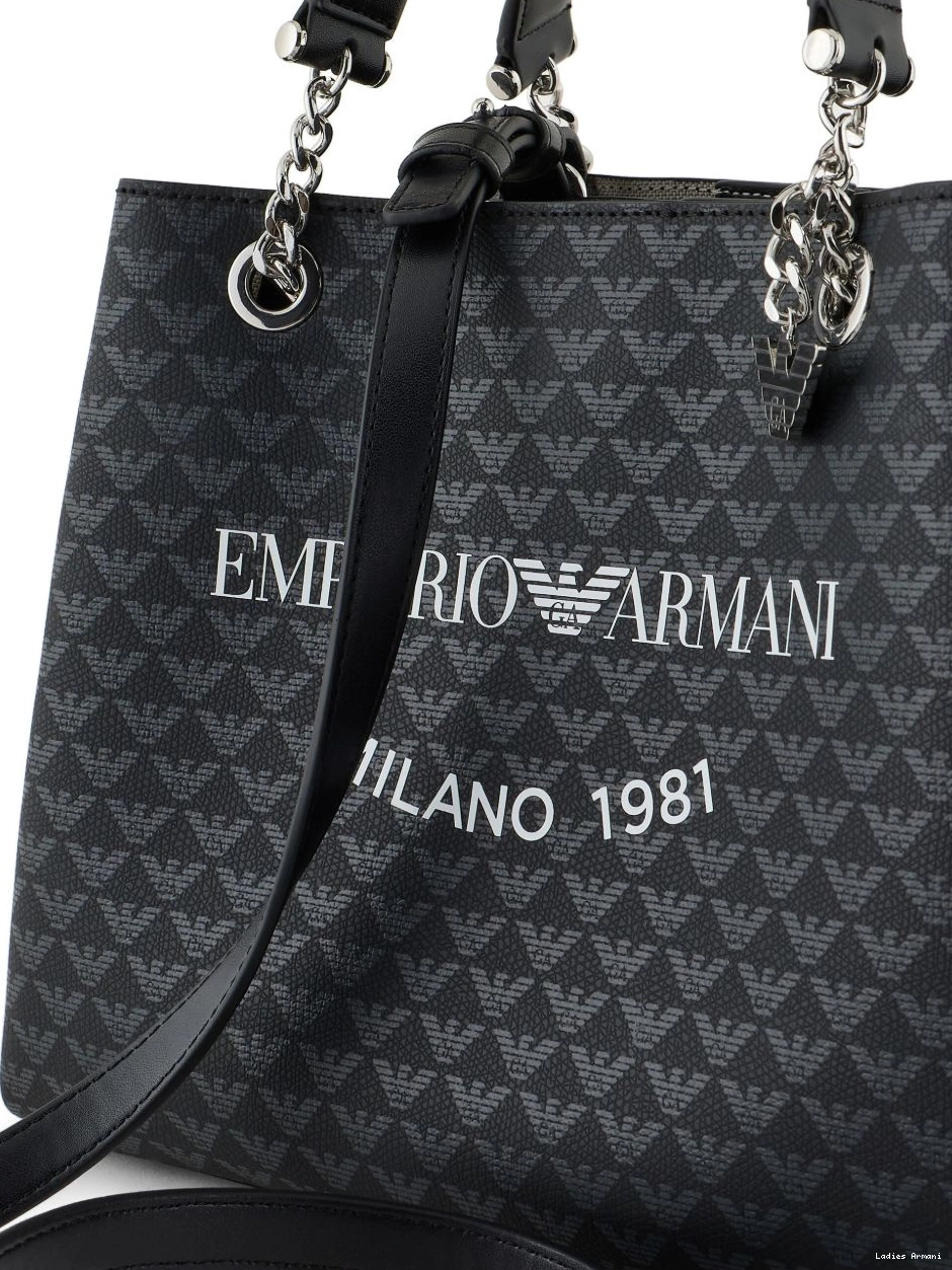 Cheap Armani Women 1981 Milano tote bag Emporio logo-print 0222