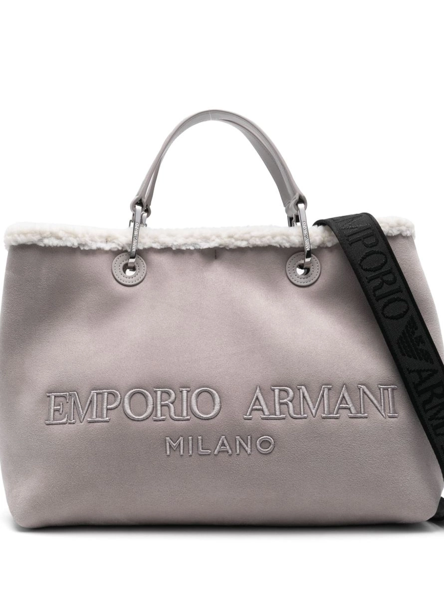 Cheap Women Armani shoulder Emporio logo-embroidered bag 0213