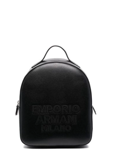 Affordable Emporio Armani logo Women embroidered backpack 0214