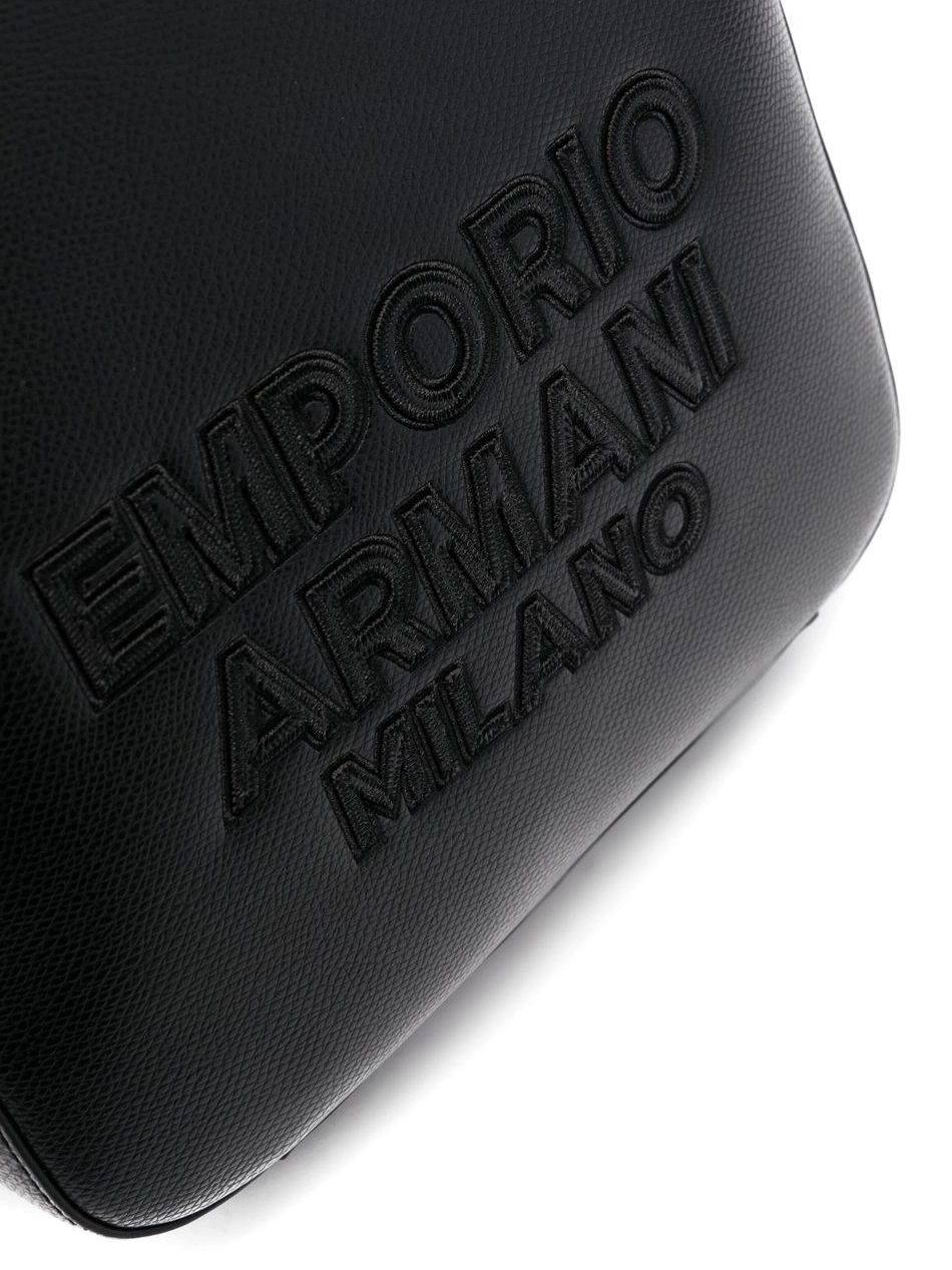 Affordable Emporio Armani logo Women embroidered backpack 0214