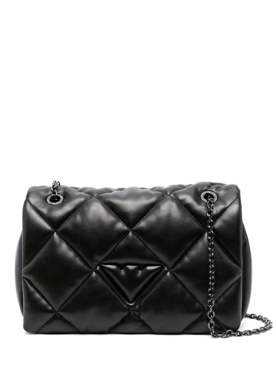 Cheap Armani Women shoulder Emporio quilted bag logo-charm 0210