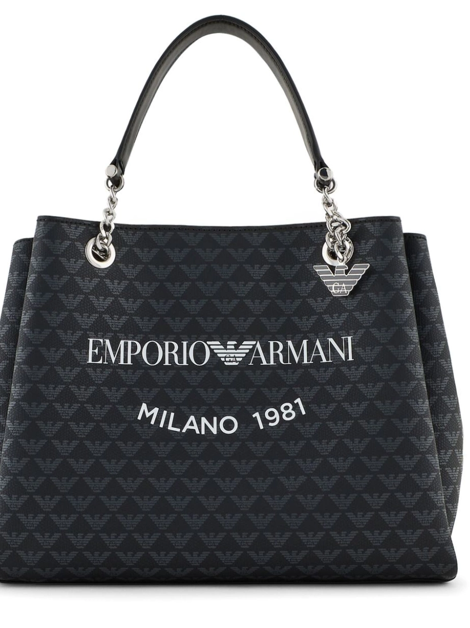 Cheap Emporio logo-print tote 1981 Milano Armani bag Women 0214