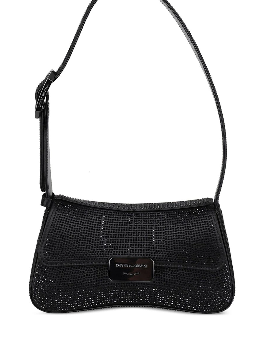 Affordable Emporio Armani shoulder rhinestone-embellished bag Women 0214